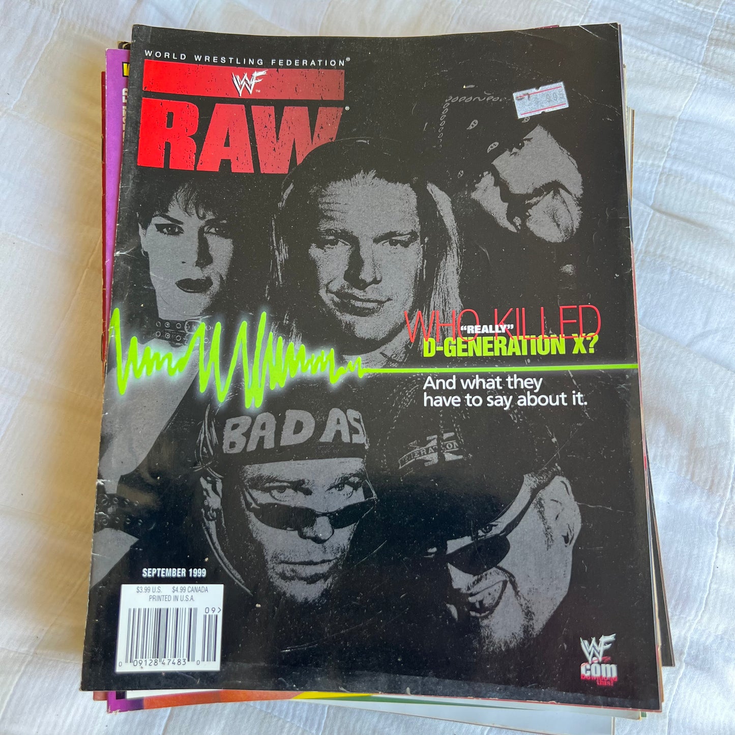 D Generation X - WWE WWF Magazine Retro Collectable Merchandise