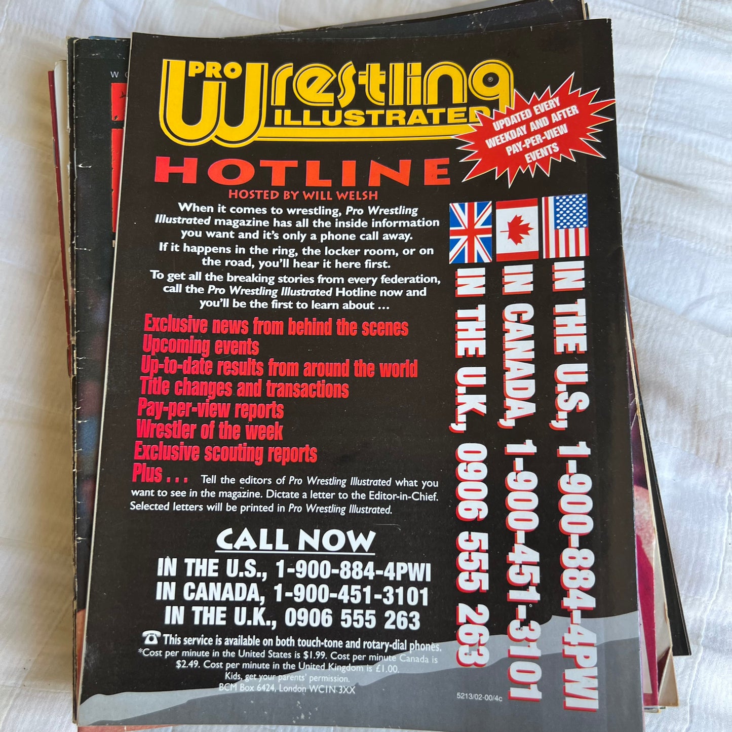 Outsiders - WWE WWF Magazine Retro Collectable Merchandise