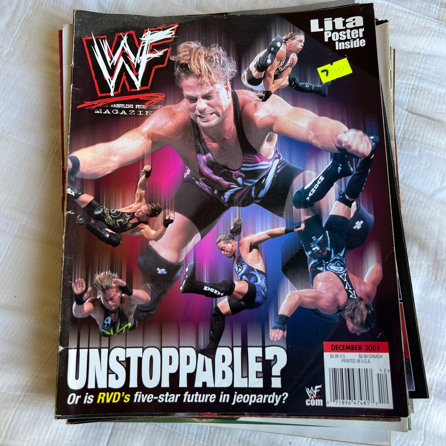 RVD - WWE WWF Magazine Retro Collectable Merchandise