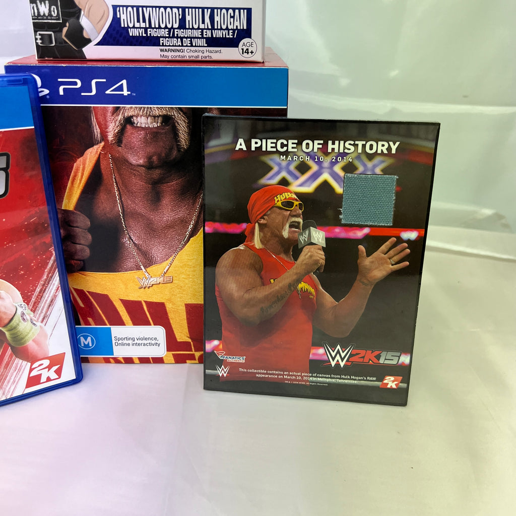 WWE 2K15 Hulkamania Edition Sony PlayStation 4 Signed by Hulk Hogan AUS PAL