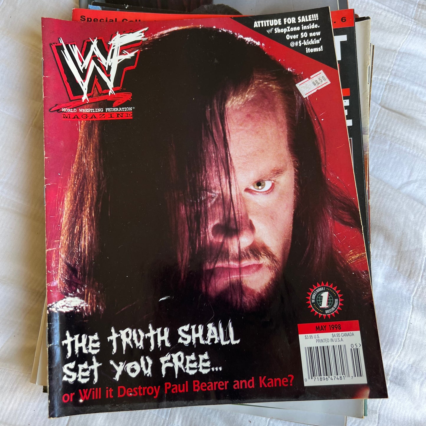 Undertaker - WWE WWF Magazine Retro Collectable Merchandise