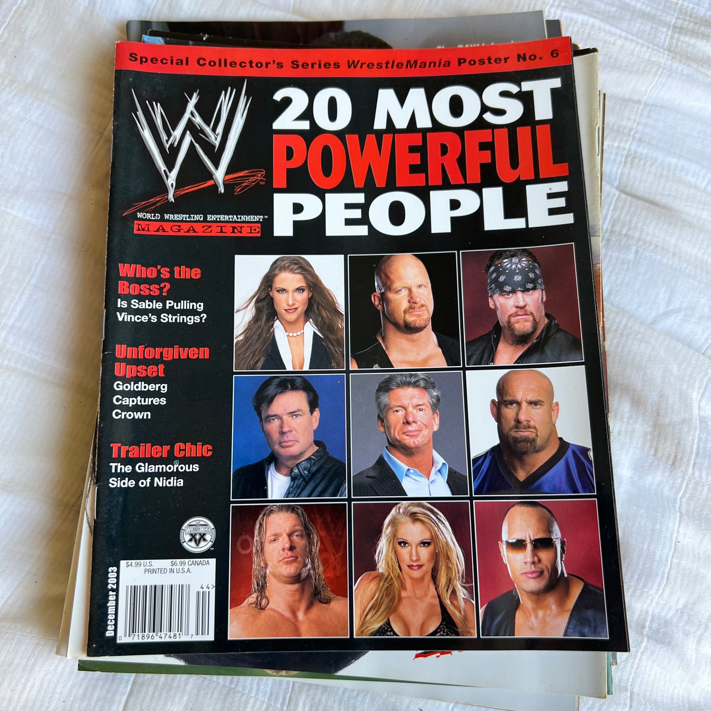 Powerful People - WWE WWF Magazine Retro Collectable Merchandise