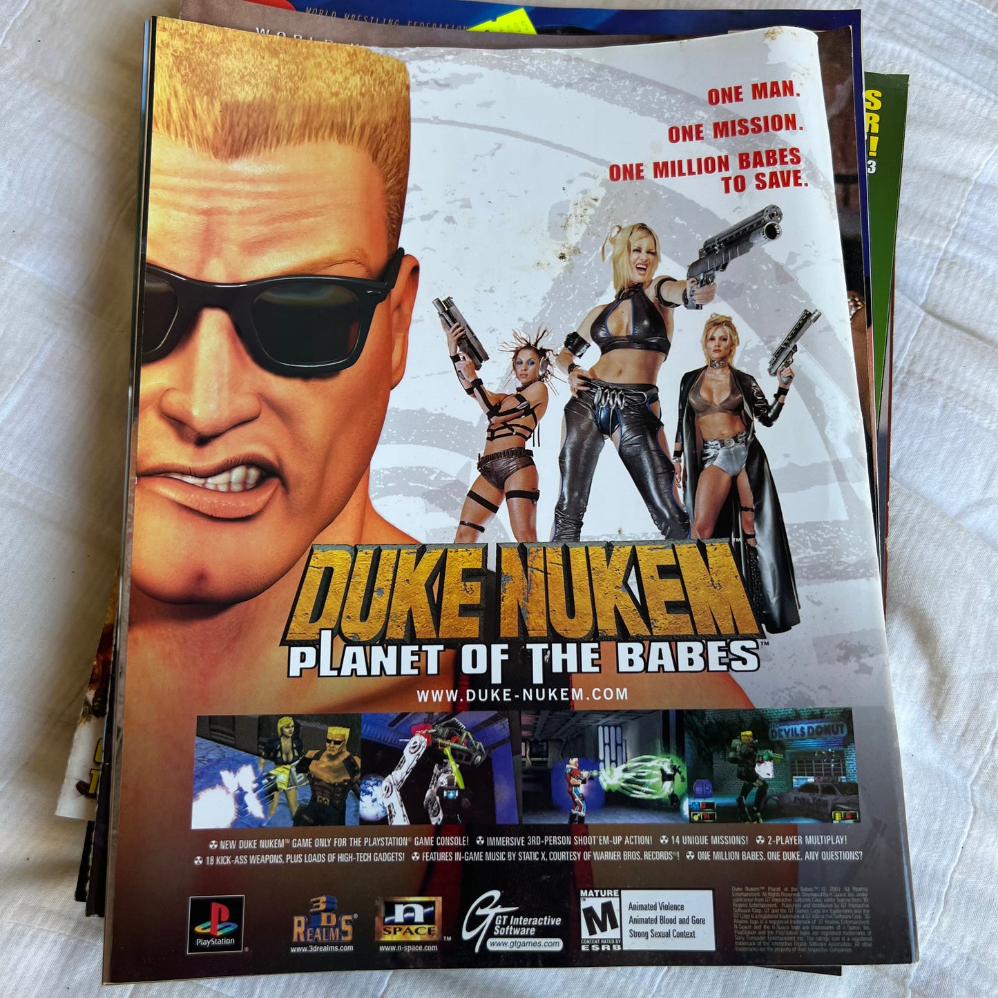 Tazz - WWE WWF Magazine Retro Collectable Merchandise