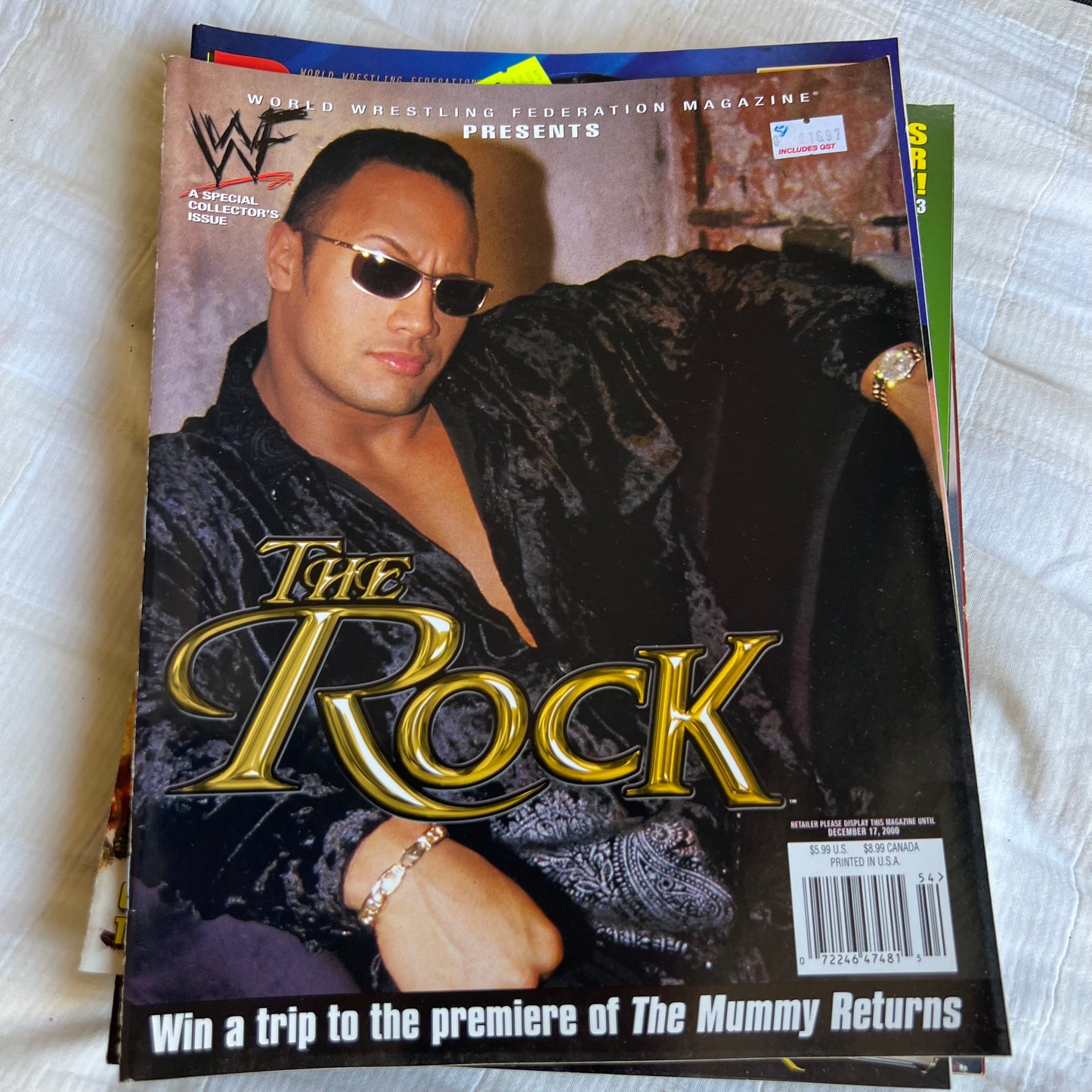 The Rock - WWE WWF Magazine Retro Collectable Merchandise
