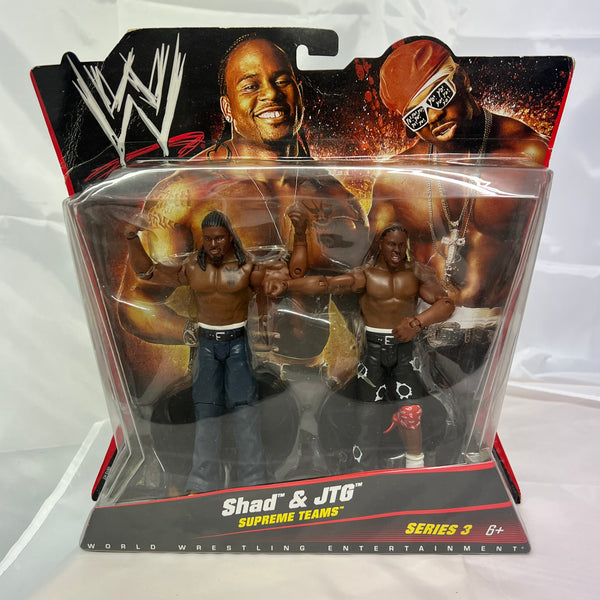 Shad and JTG Crime Time Players WWE 2 Pack Action Figures