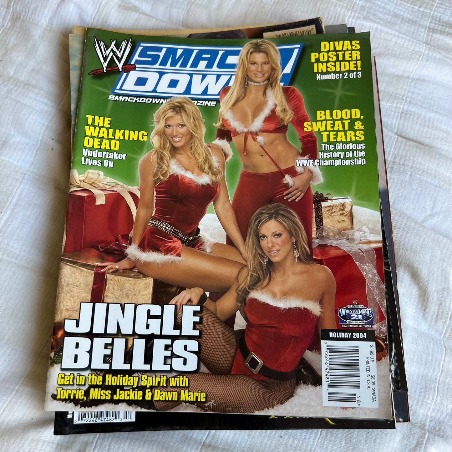 Jingle Bells - WWE WWF Magazine Retro Collectable Merchandise