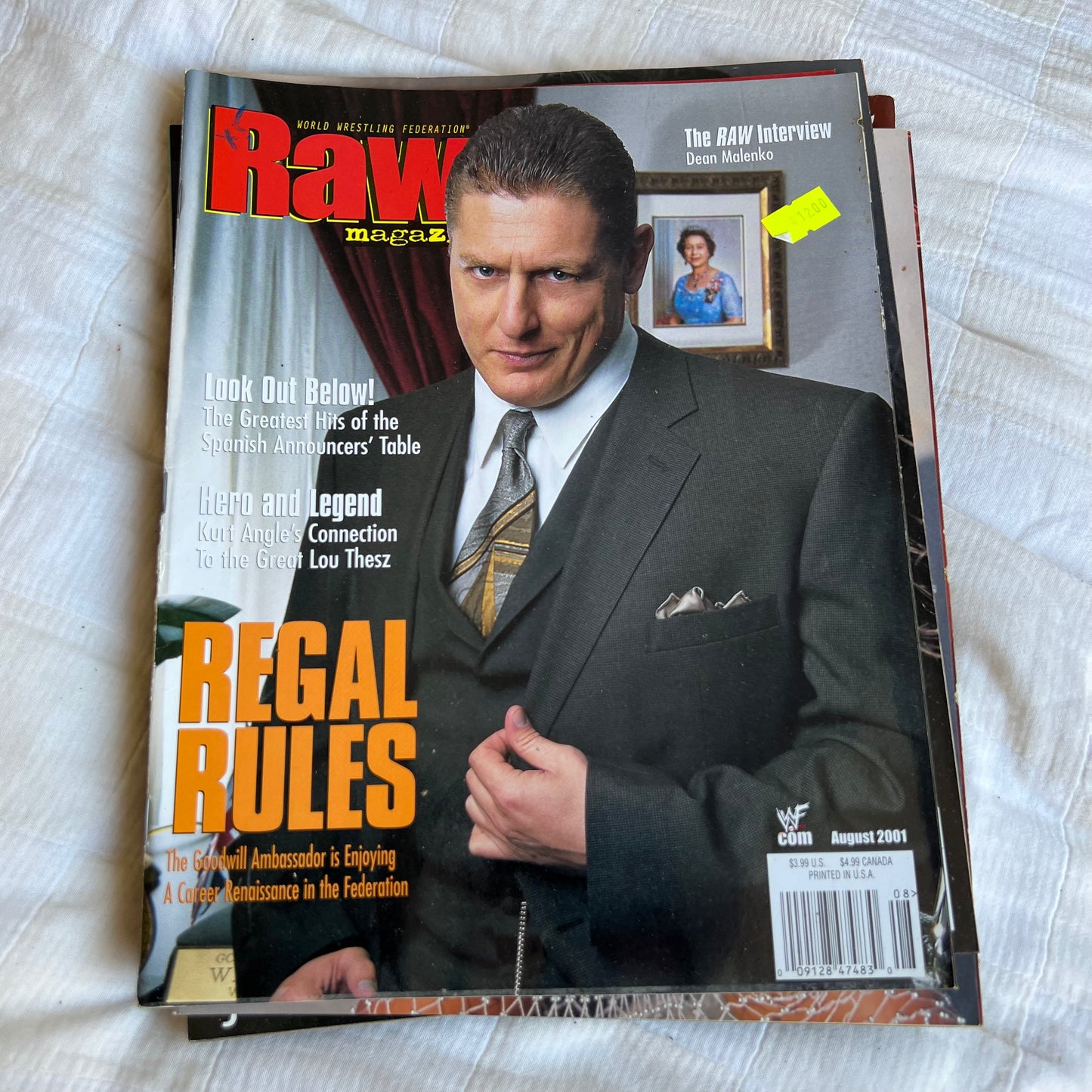 William Regal - WWE WWF Magazine Retro Collectable Merchandise