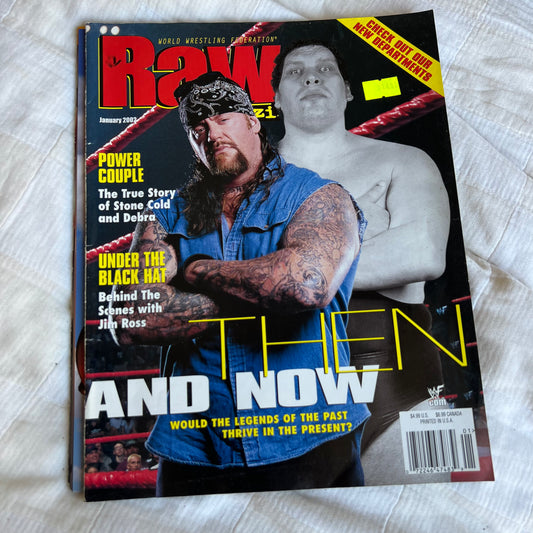 Undertaker Andre - WWE WWF Magazine Retro Collectable Merchandise
