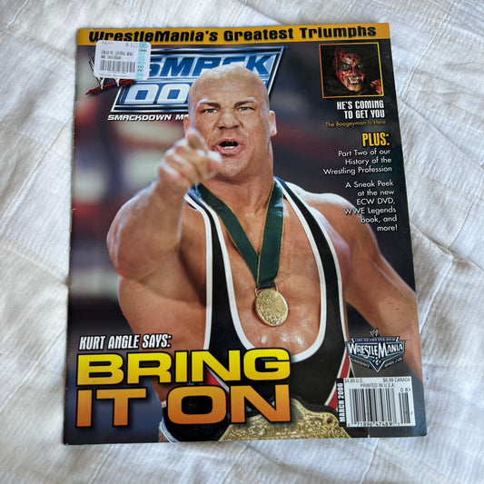 Kurt Angle - WWE WWF Magazine Retro Collectable Merchandise