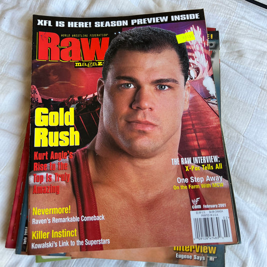 Kurt Angle - WWE WWF Magazine Retro Collectable Merchandise