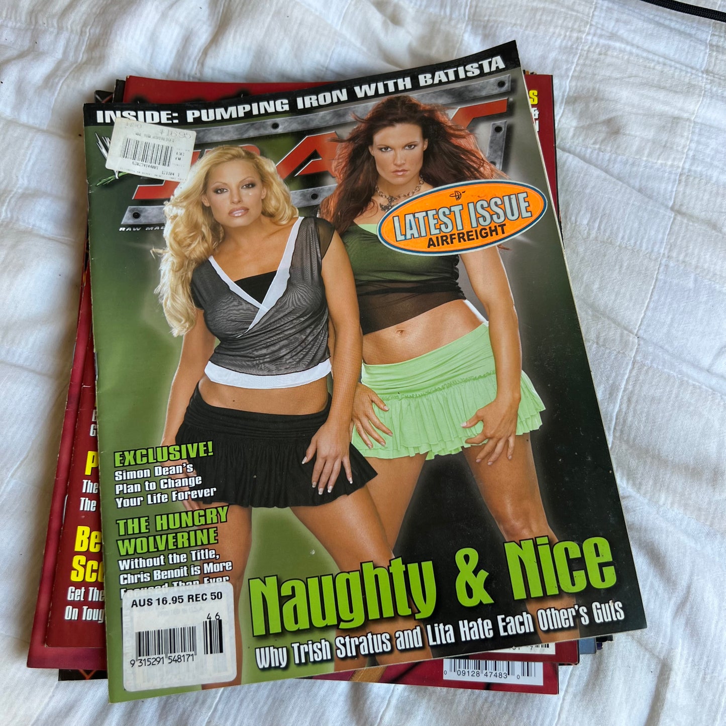 Naughty and Nice - WWE WWF Magazine Retro Collectable Merchandise