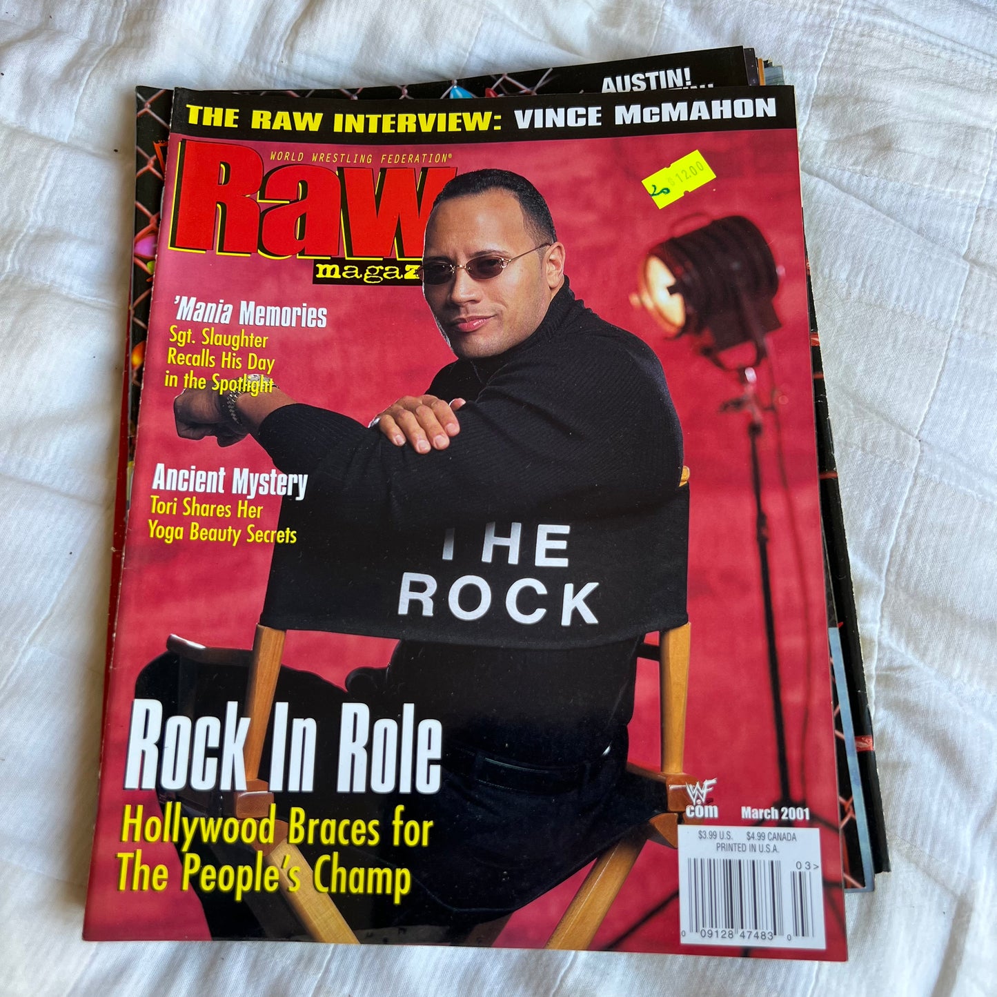 The Rock - WWE WWF Magazine Retro Collectable Merchandise