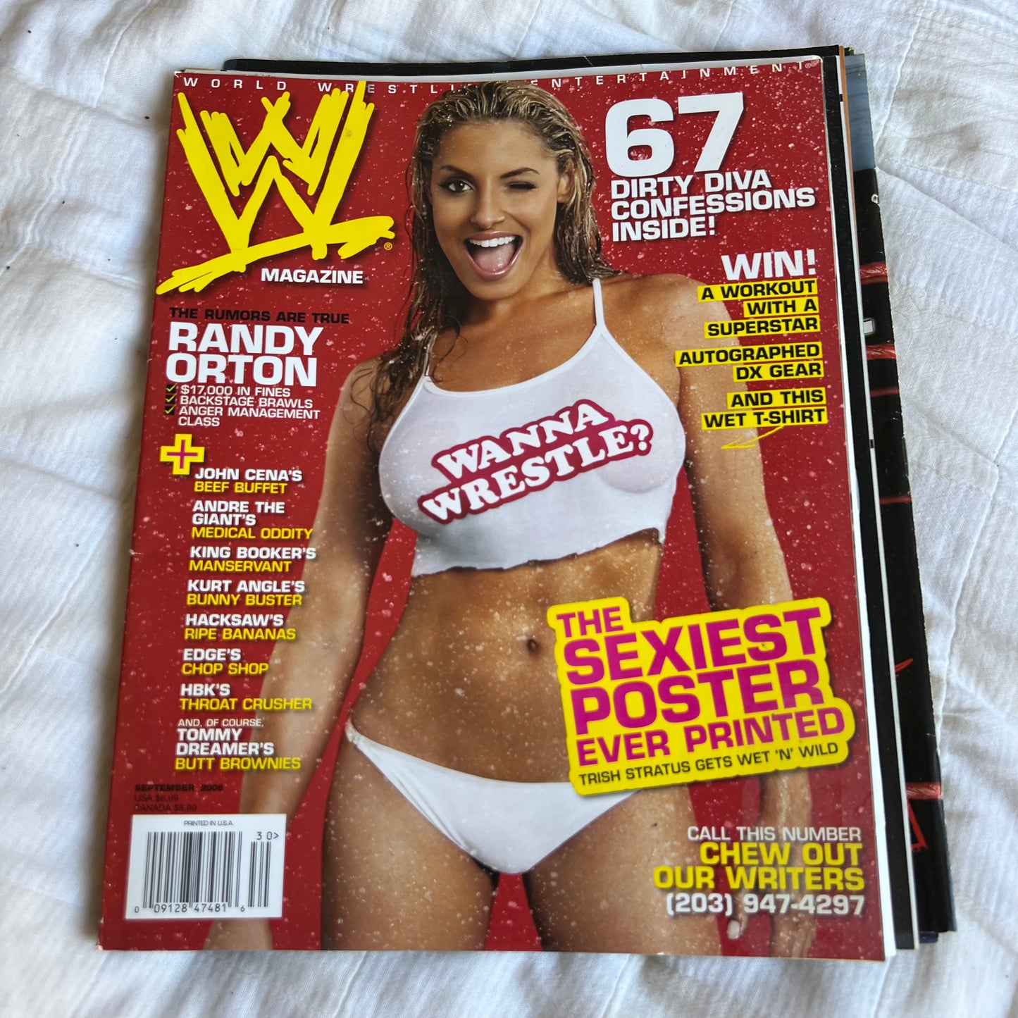 Trish Stratus - WWE WWF Magazine Retro Collectable Merchandise