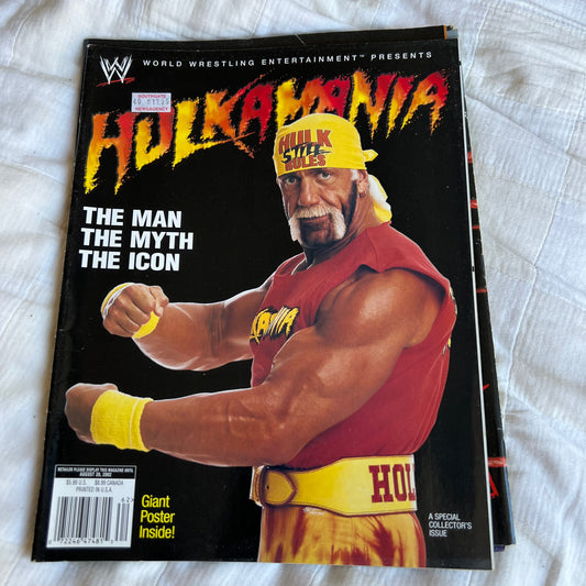 Hulk Hogan - WWE WWF Magazine Retro Collectable Merchandise