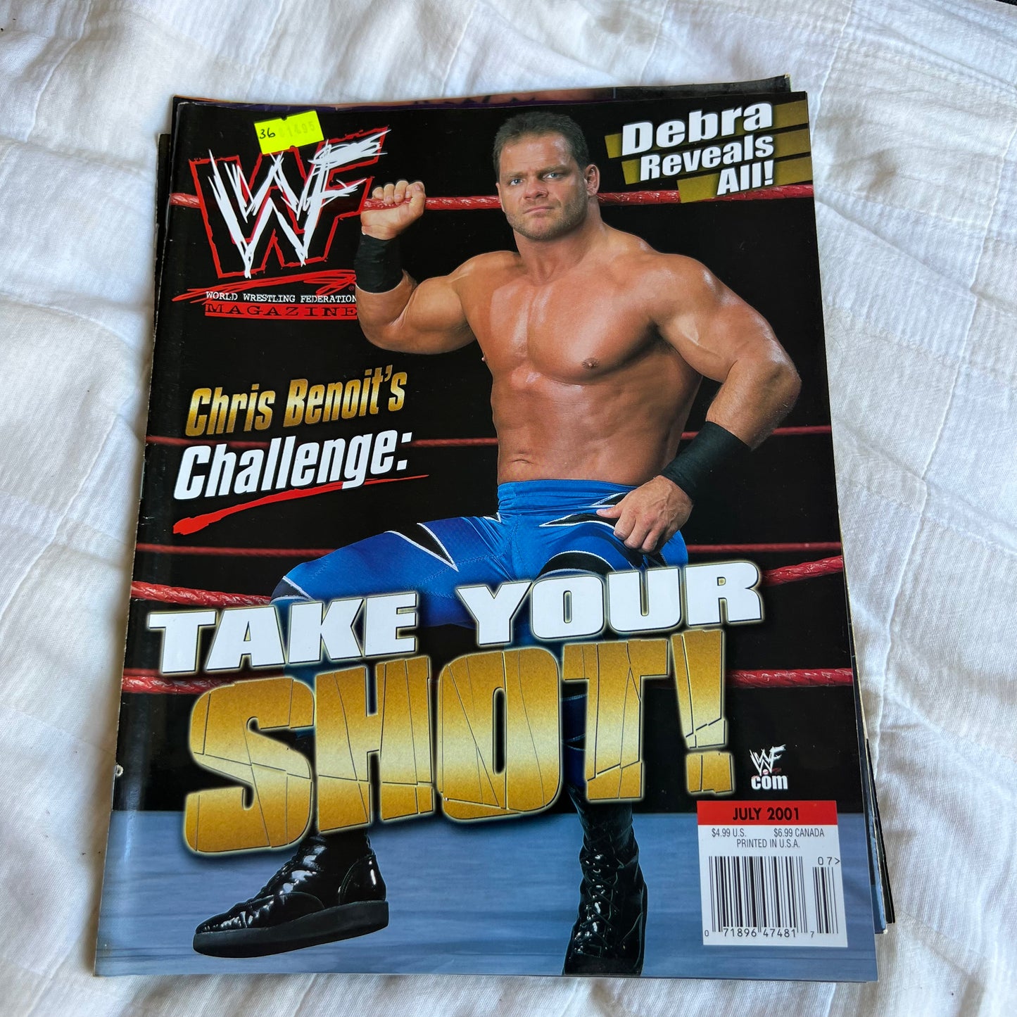 Chris Benoit - WWE WWF Magazine Retro Collectable Merchandise