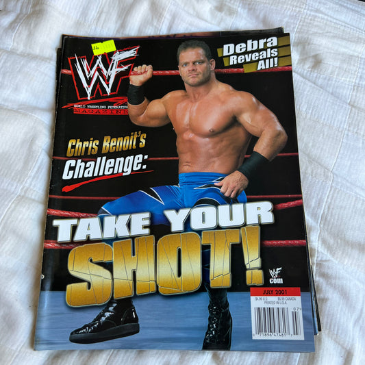 Chris Benoit - WWE WWF Magazine Retro Collectable Merchandise