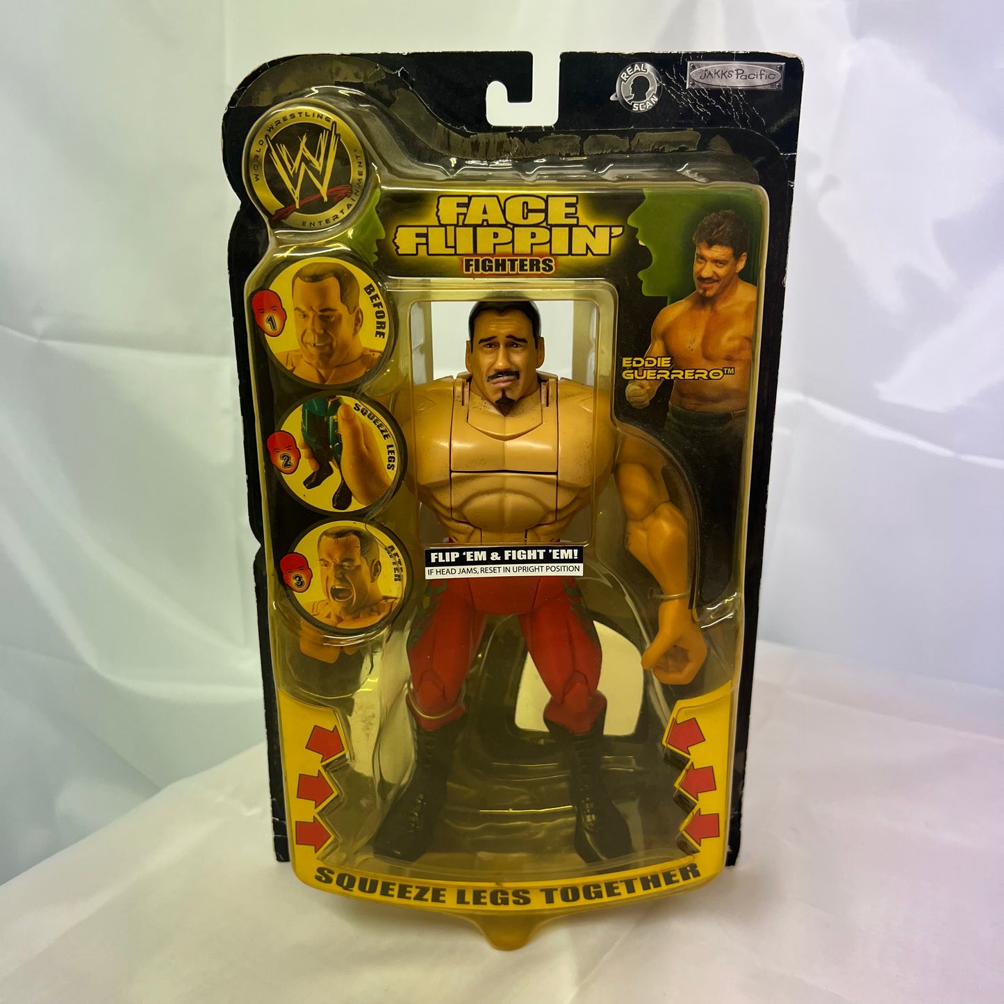Eddie Guerrero - WWE Face Flippin Fighters Jakks Action Figure