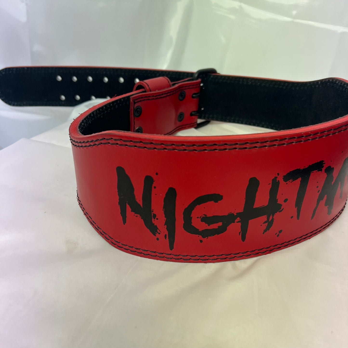 WWE Signed Autographed Cody Rhodes Red Weight Lifting Belt Replica Offical Licensed