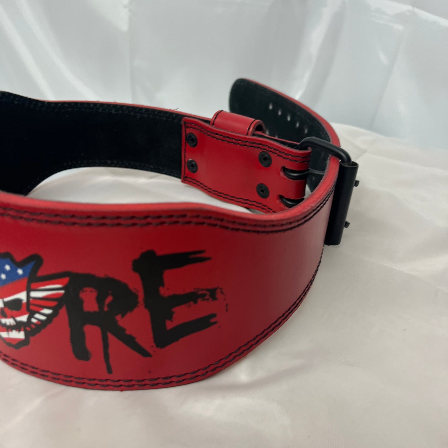 WWE Signed Autographed Cody Rhodes Red Weight Lifting Belt Replica Offical Licensed