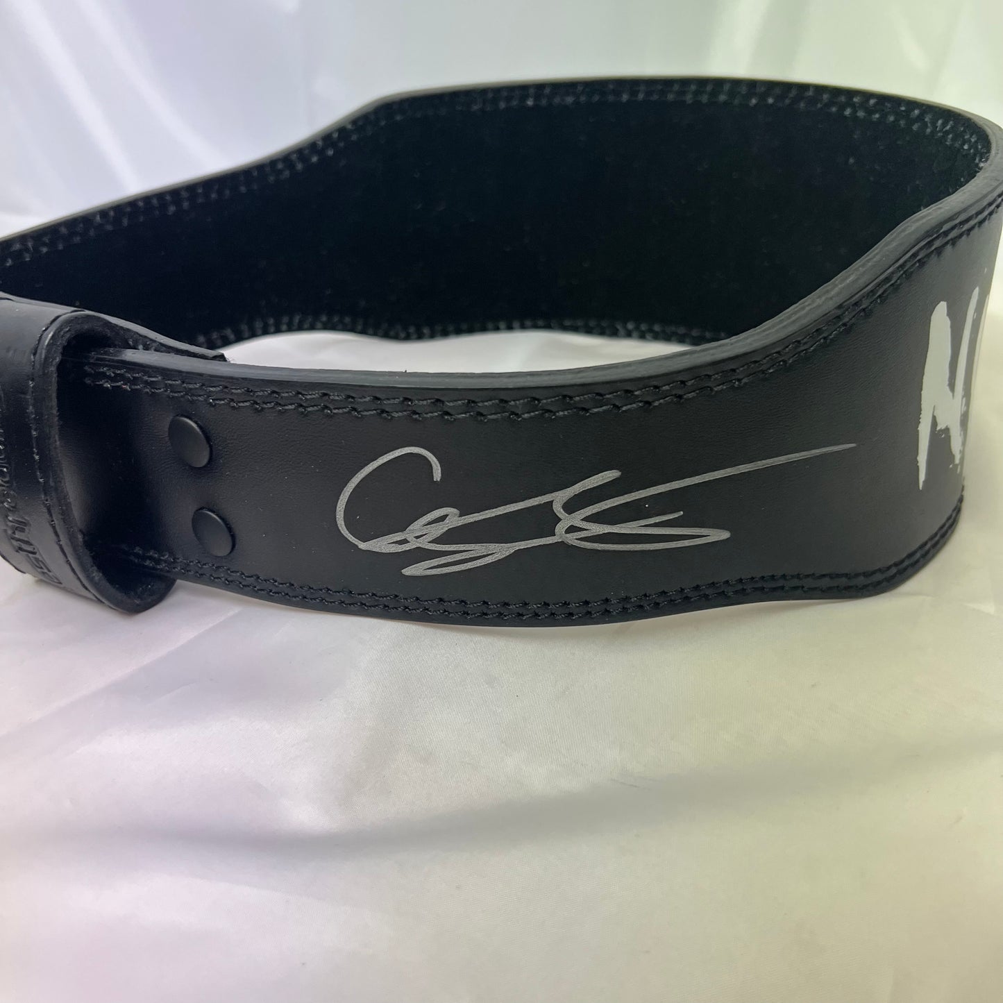WWE Signed Autographed Cody Rhodes Black Weight Lifting Belt Replica Offical Licensed