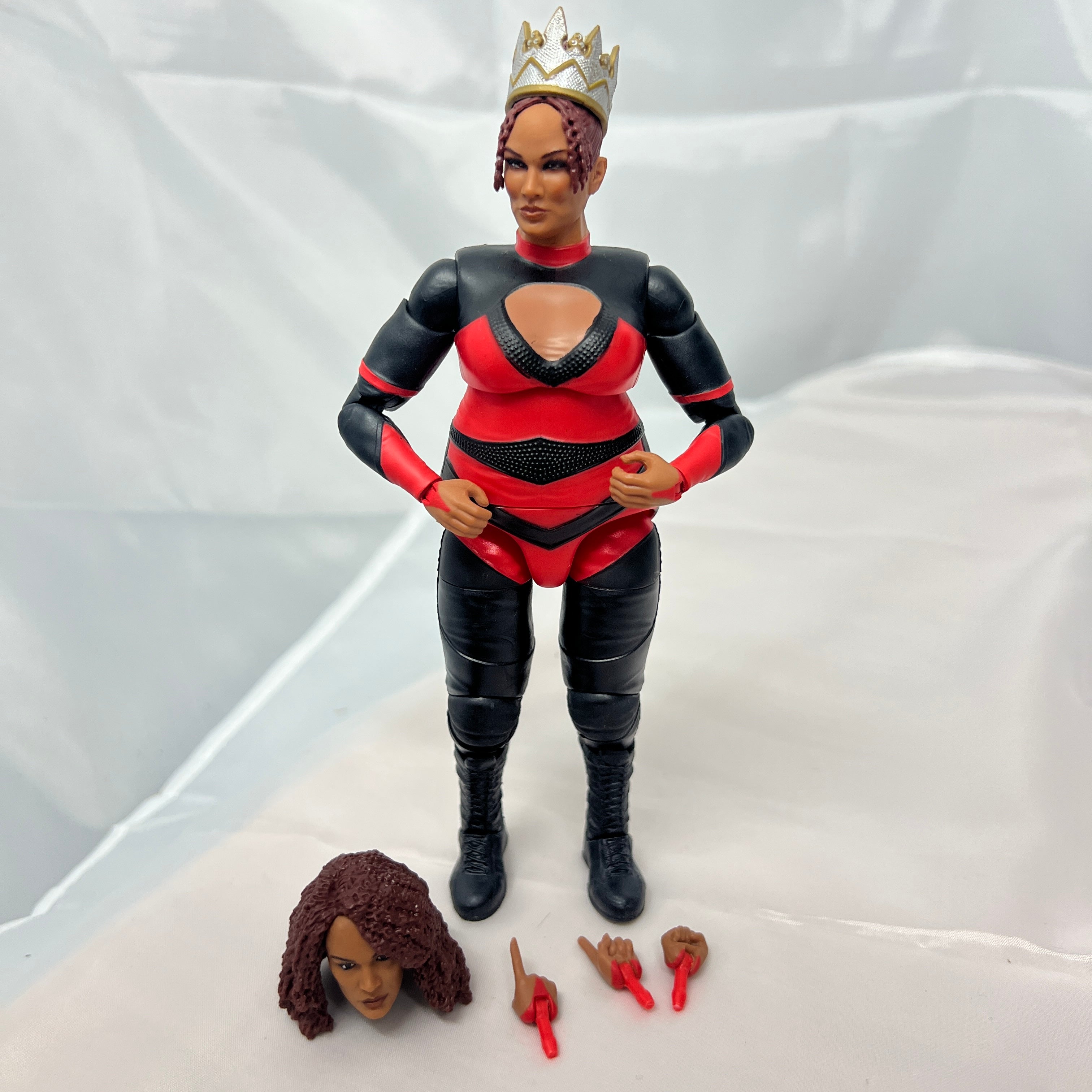 Nia Jax Elite 118 WWE Out Of Box Action Figure Mattel 4