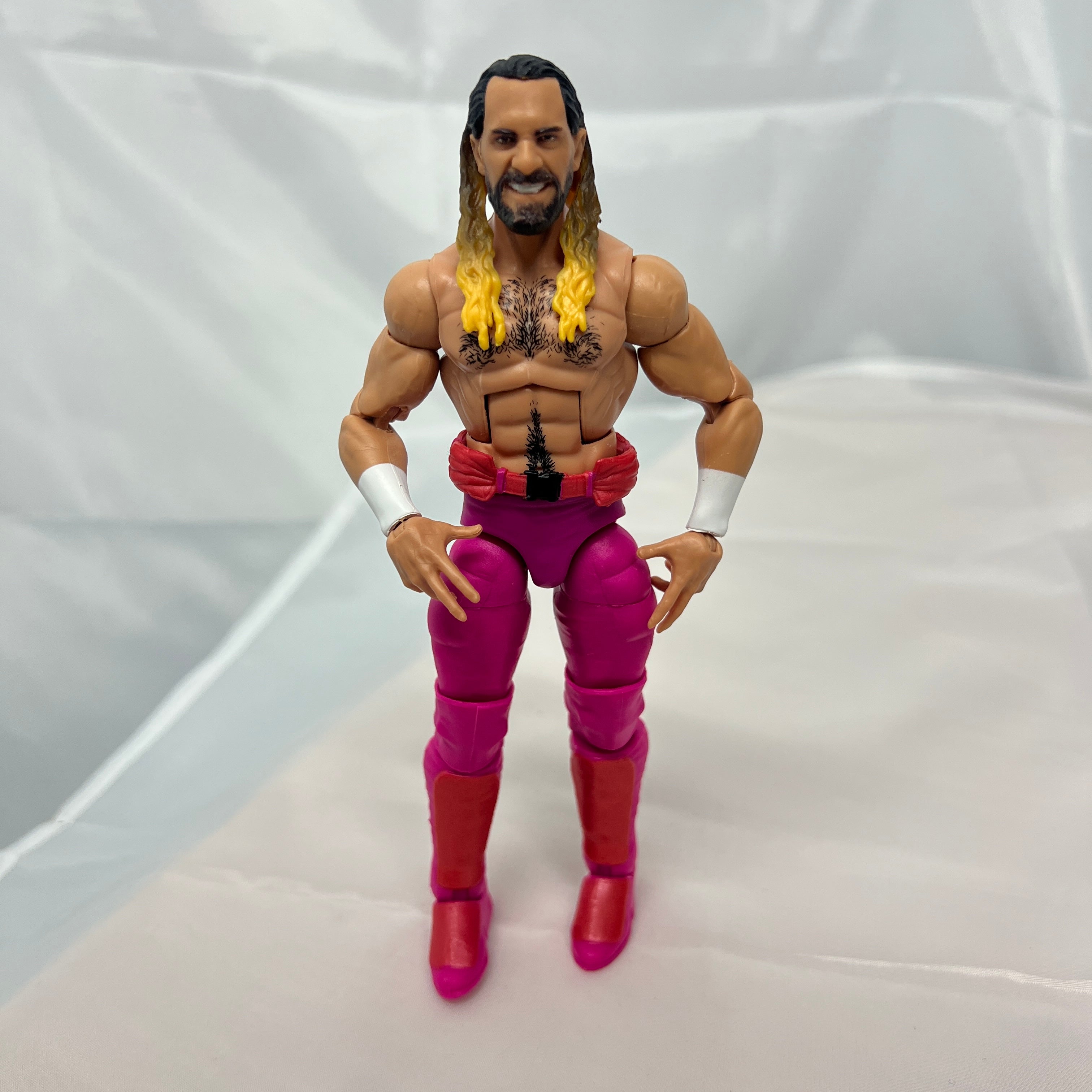 Seth Rollins Elite Wrestlemania 41 WWE Out Of Box Action Figure Mattel 4