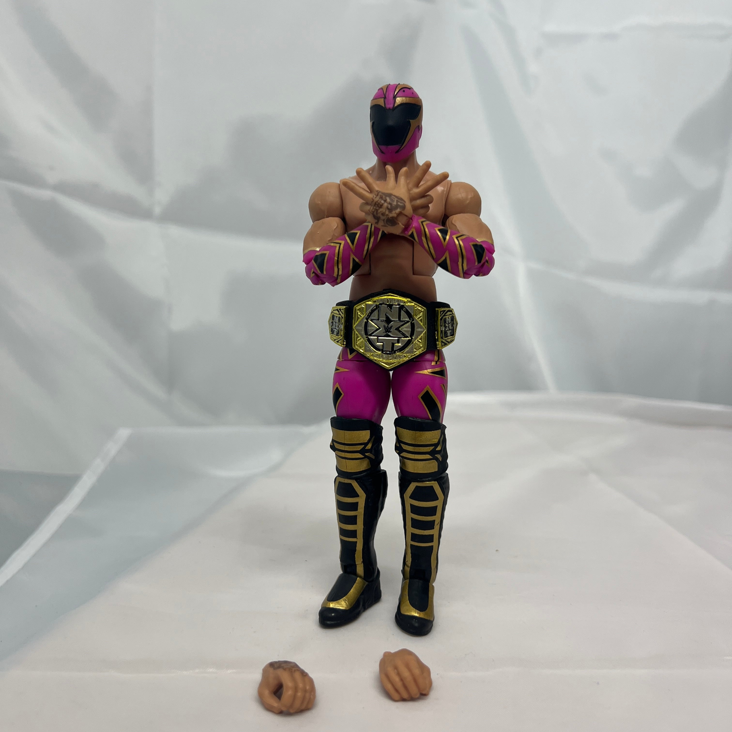 Axiom WWE Elite 117 Out Of Box Action Figure Mattel 5