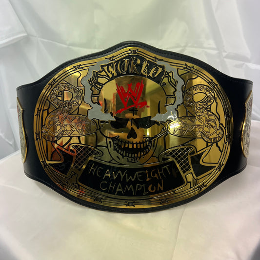 WWE Smoking Skull Stone Cold Steve Austin Championship Authentic Replica Belt WWE Shop