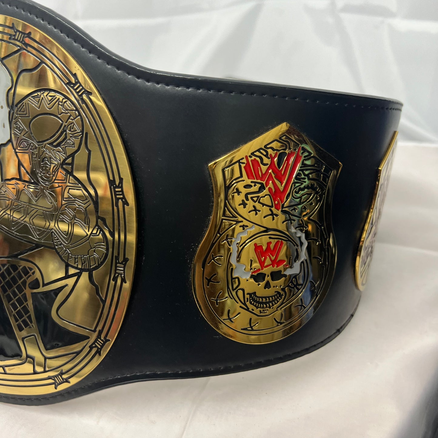 WWE Smoking Skull Stone Cold Steve Austin Championship Authentic Replica Belt WWE Shop