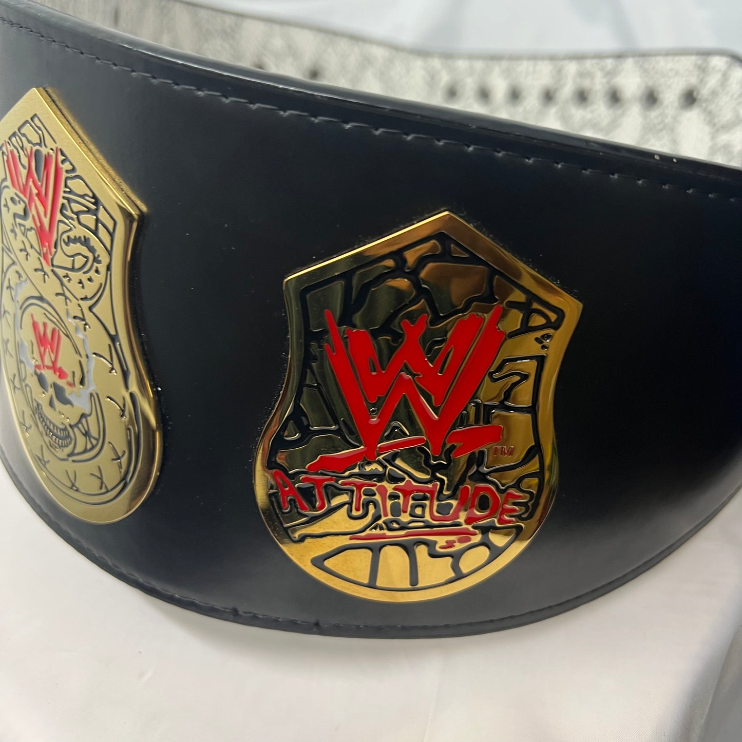 WWE Smoking Skull Stone Cold Steve Austin Championship Authentic Replica Belt WWE Shop