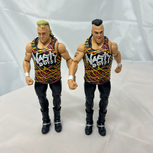 Nasty Boys Rick and Brian Knobbs - WWE Elite 42 Loose Action Figures Mattel WWE