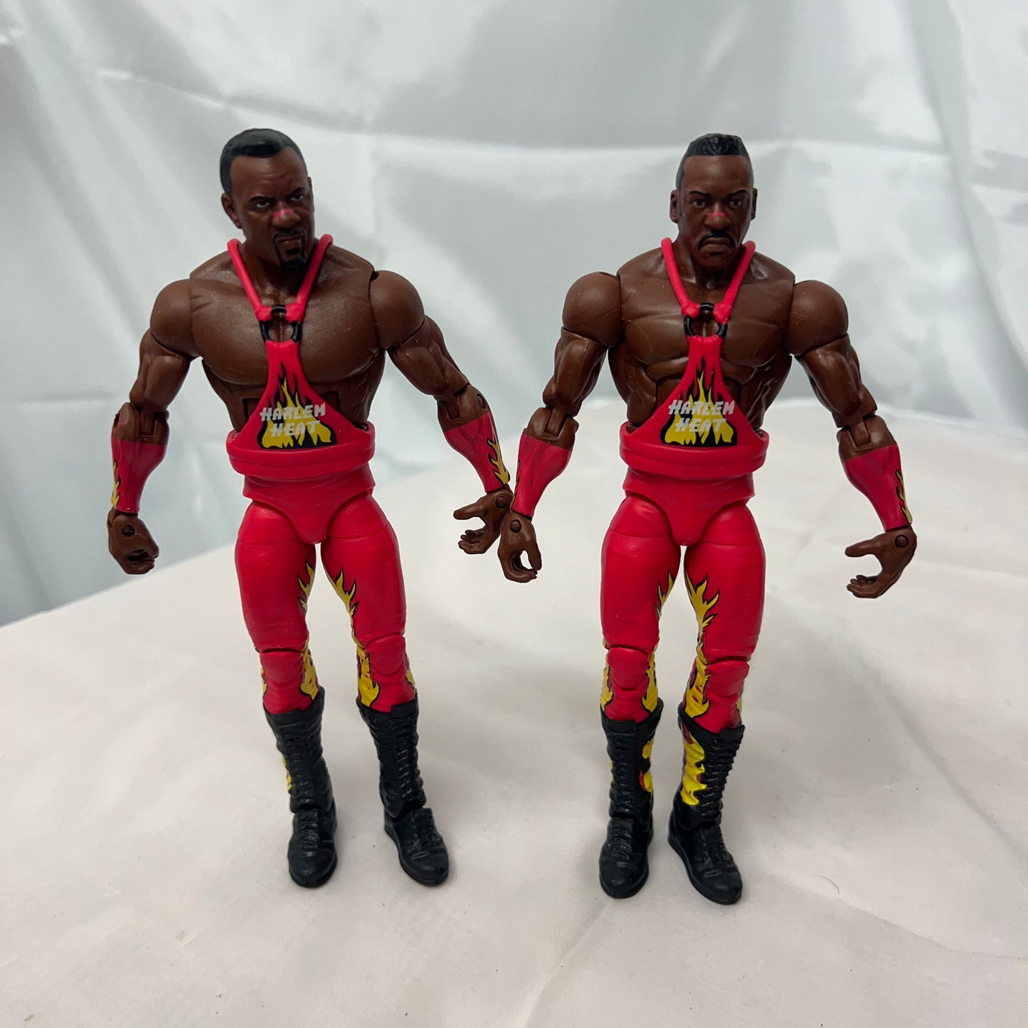 Harlem Heat Stevie Ray Booker T - WWE Elite 46 Loose Action Figures Mattel WWE