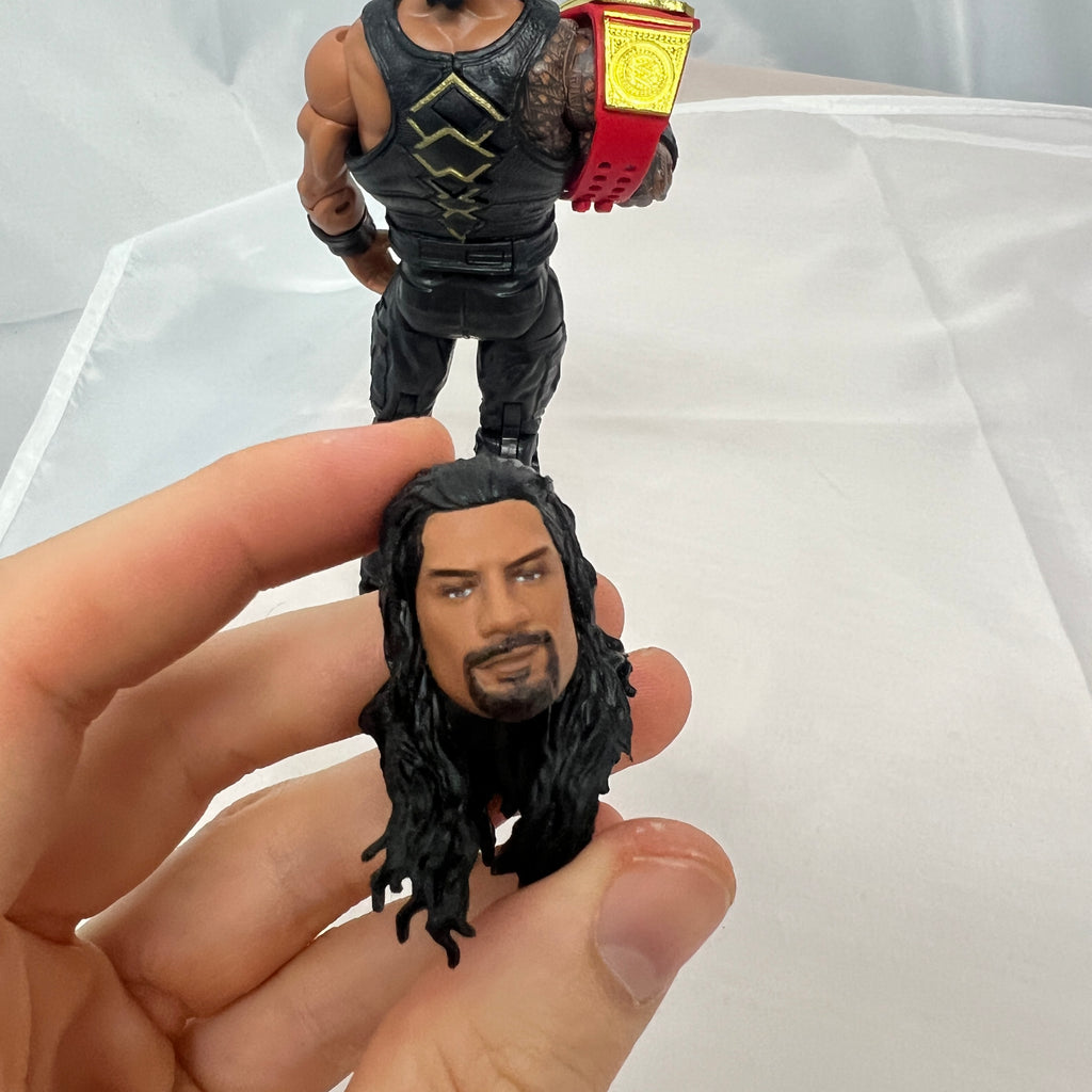 Roman Reigns WWE Elite Red Universal Out Of Box Action Figure Mattel 8
