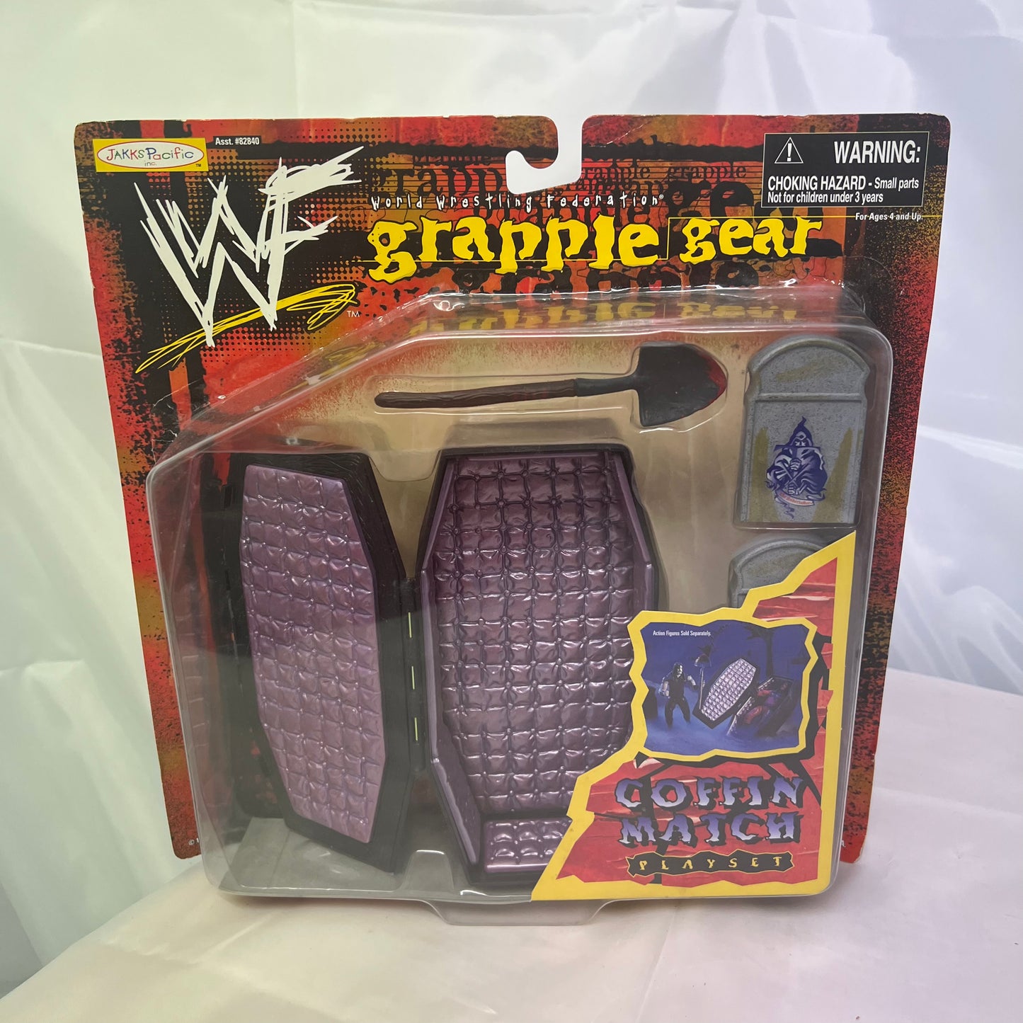 Coffin Match Playset Undertaker - WWE Grapple Gear Jakks Playset
