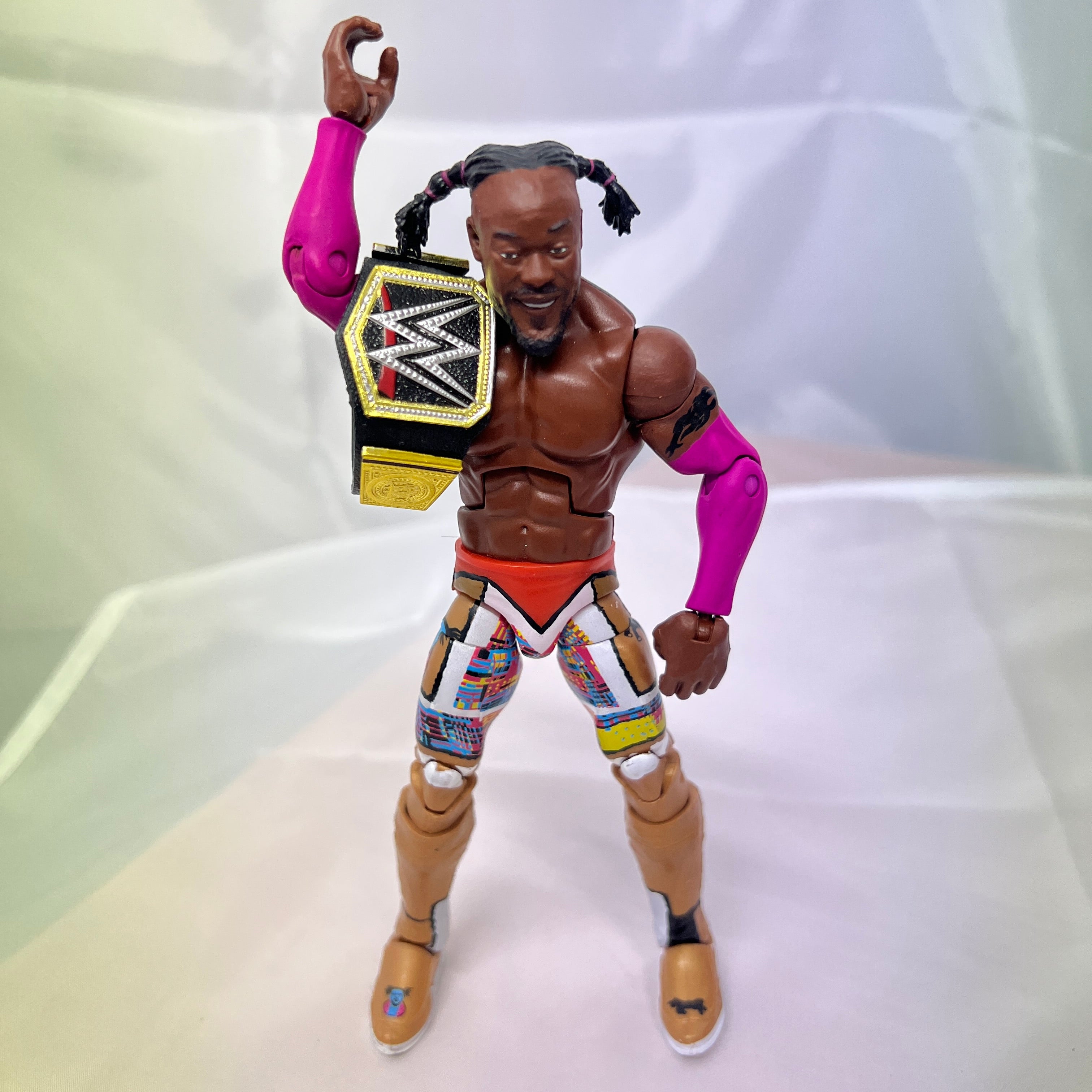 Kofi Kingston WWE Elite Wrestlemania 38 Out Of Box Action Figure Mattel 8