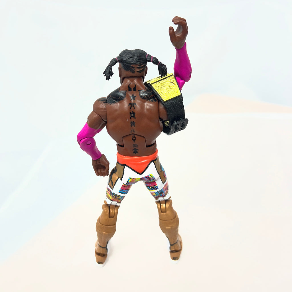 Kofi Kingston WWE Elite Wrestlemania 38 Out Of Box Action Figure Mattel 8