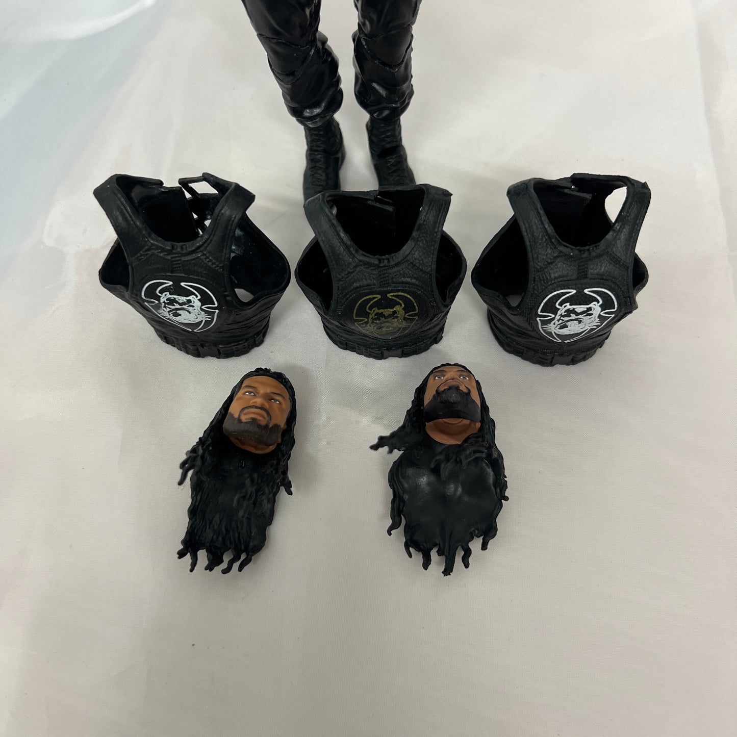 Roman Reigns Custom Elite WWE Out Of Box Action Figure Mattel 8
