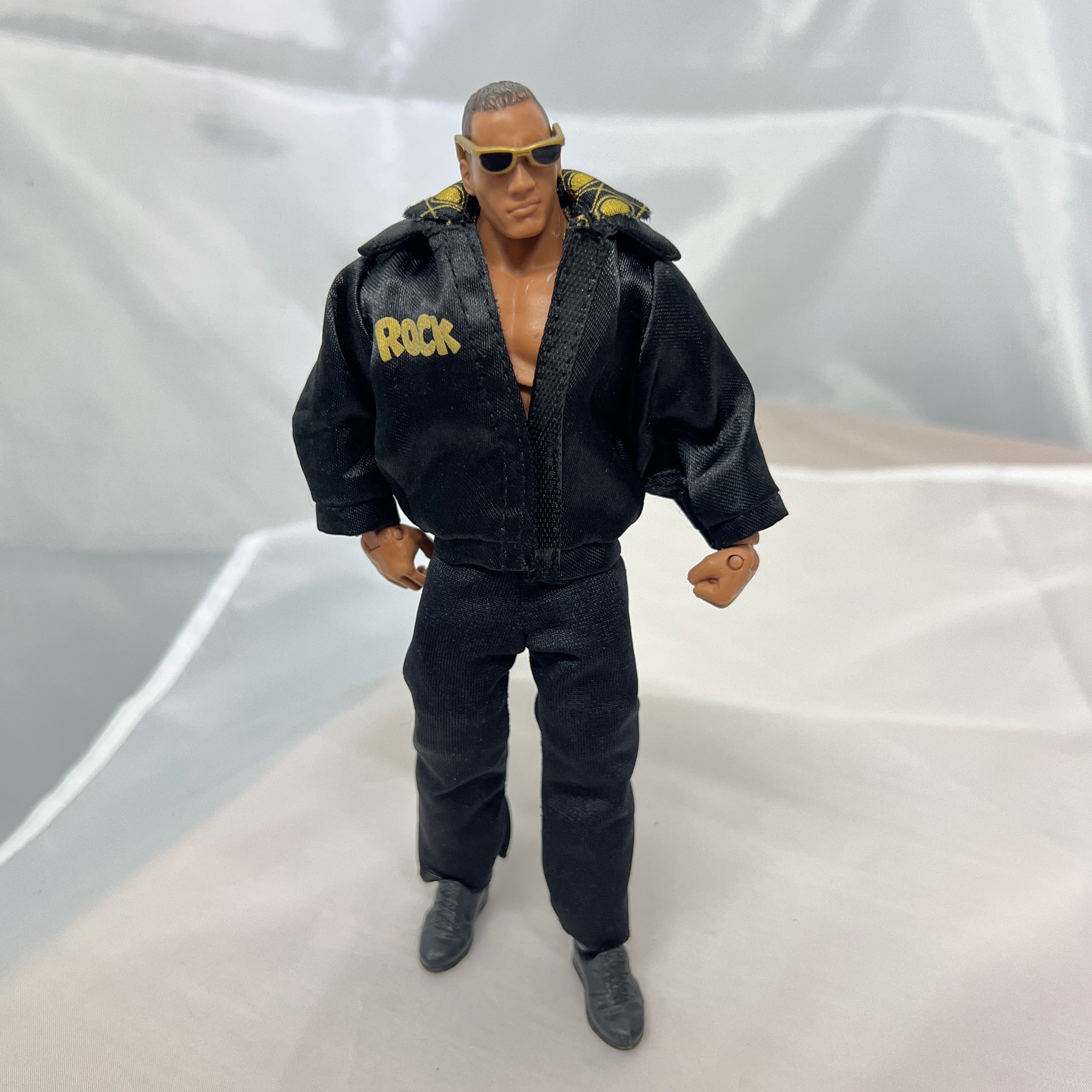 The Rock WWE Elite Rock and Sock Out Of Box Action Figure Mattel 8