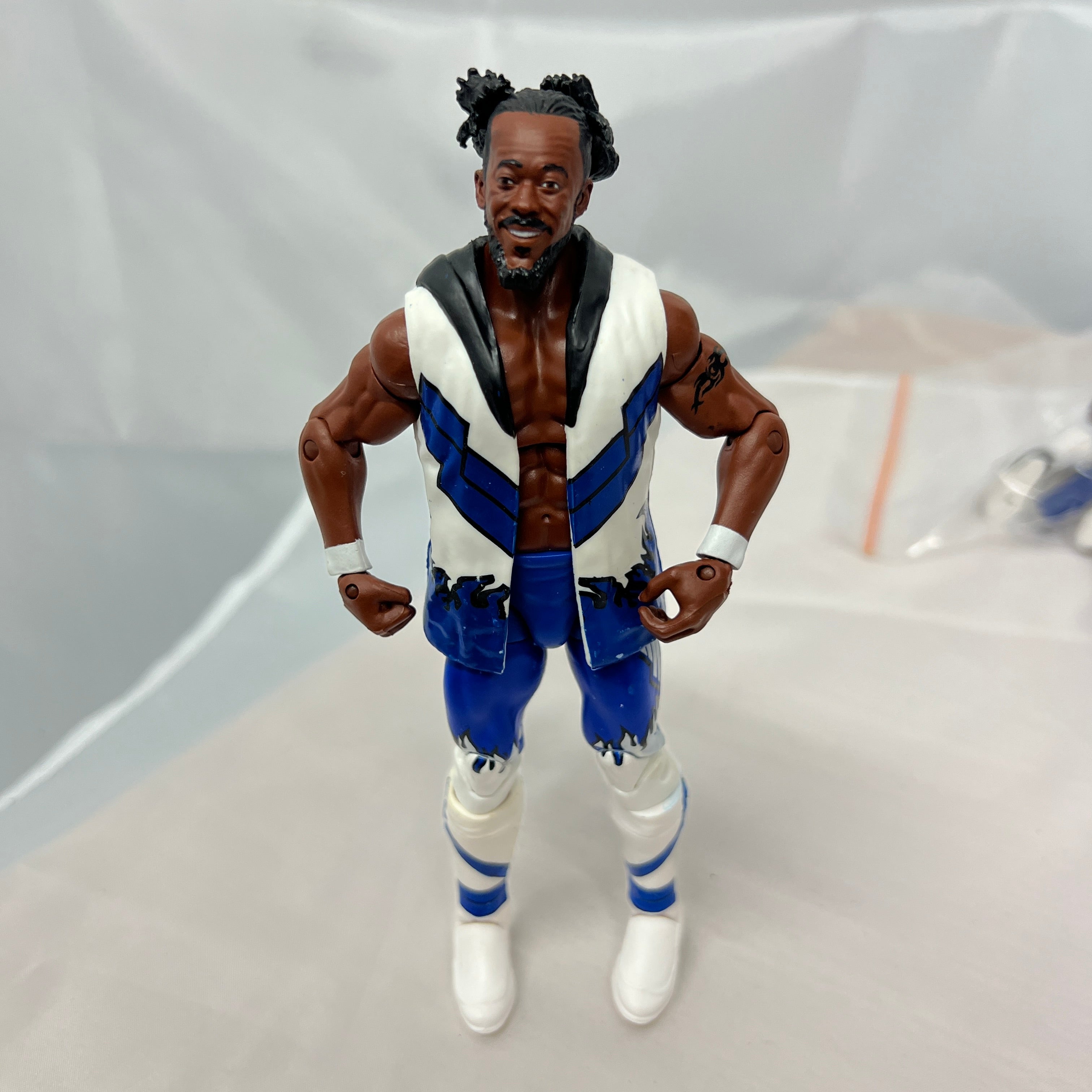 Kofi Kingston WWE Elite 43 Out Of Box Action Figure Mattel 8