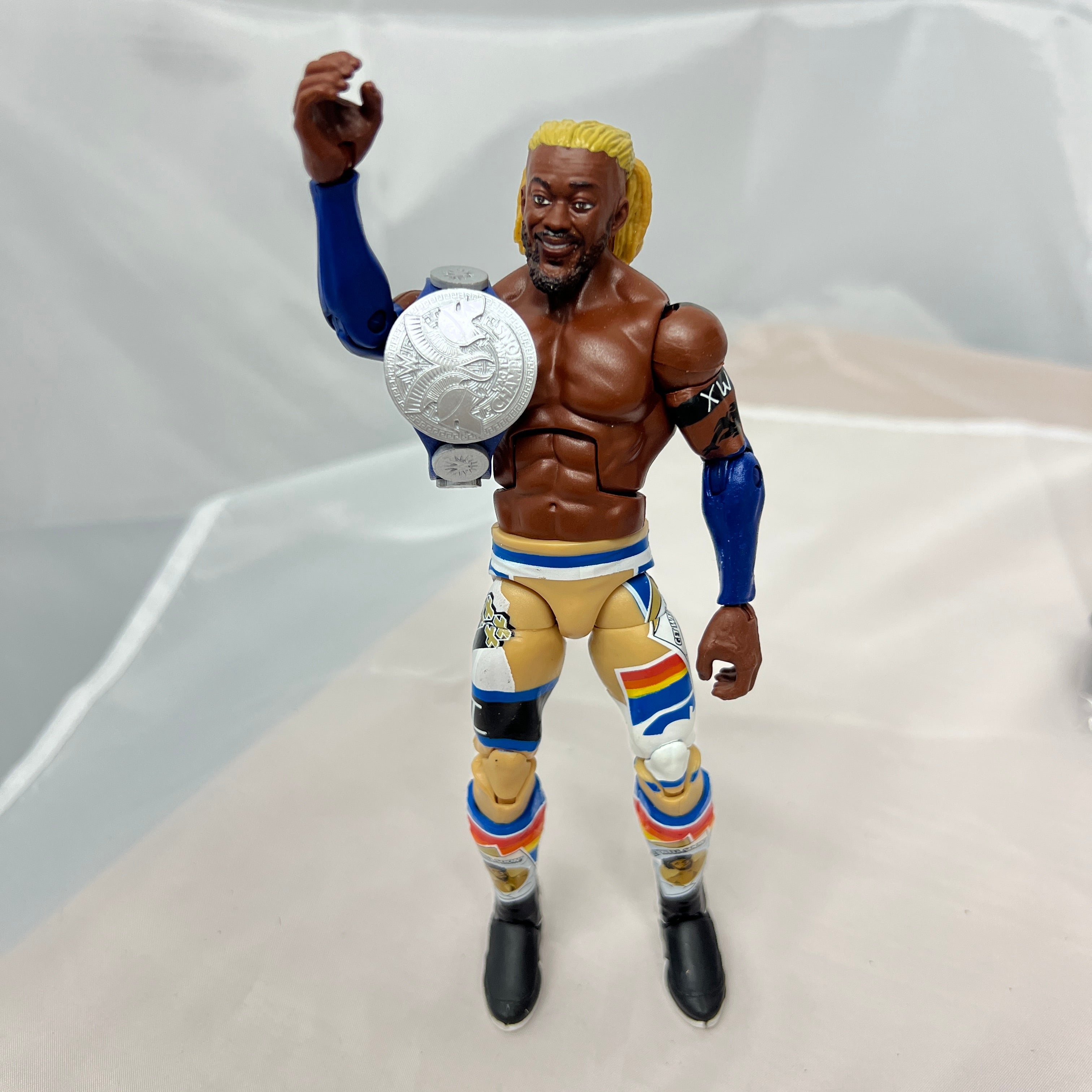 Kofi Kingston WWE Elite Top Picks Out Of Box Action Figure Mattel 8