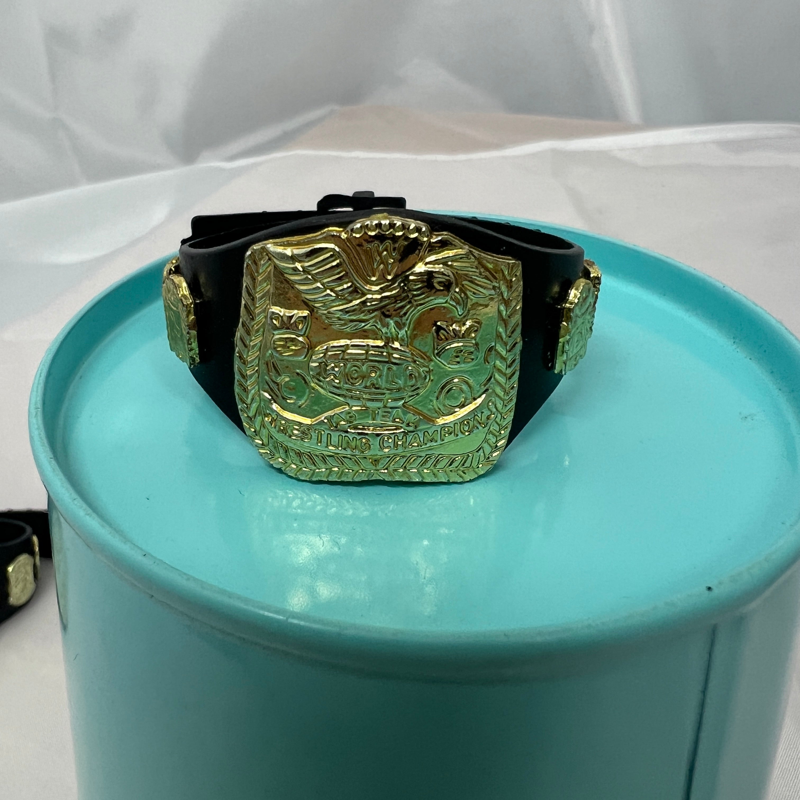 WWF Tag Team Championship Elite Title Belt Accessory Action Figure WWE