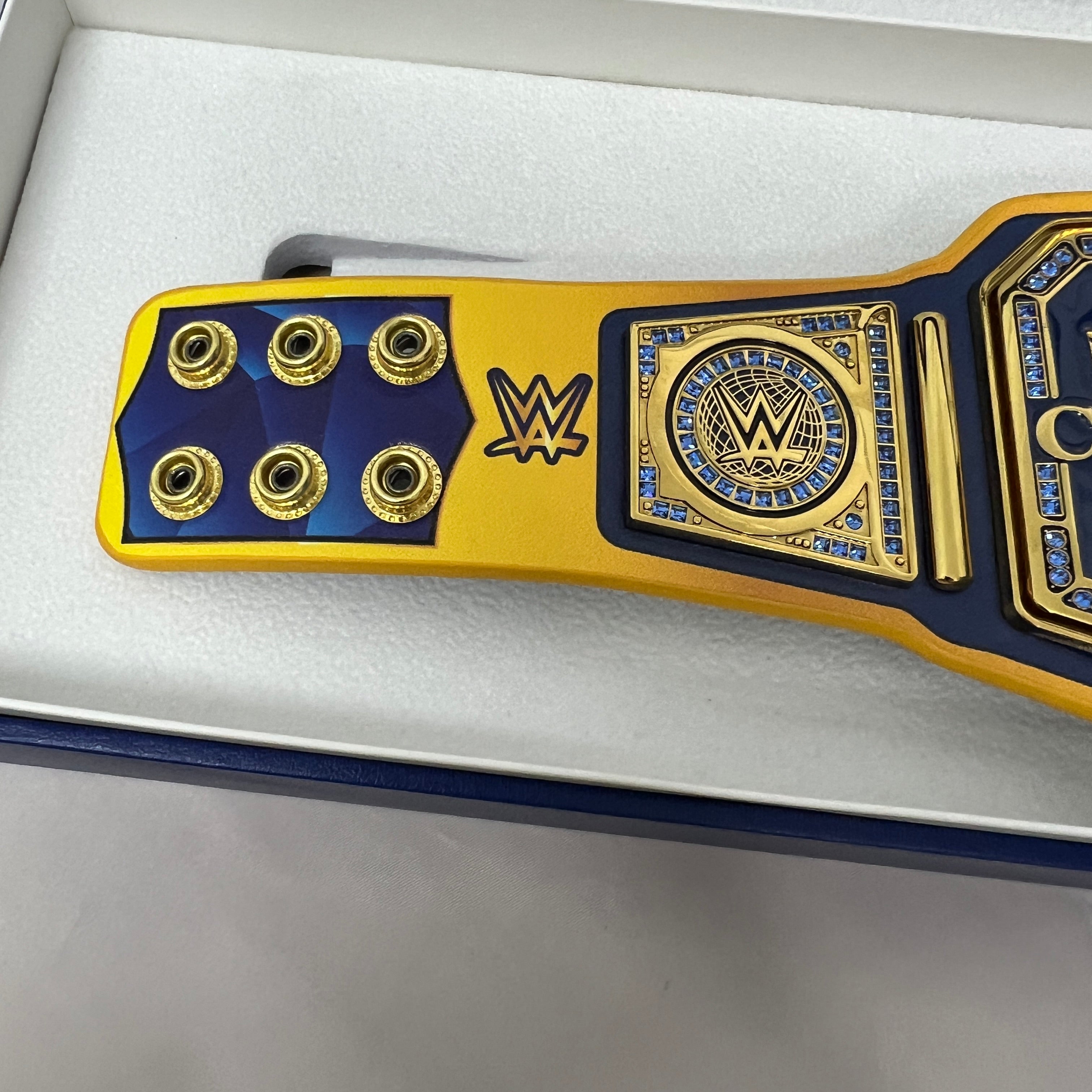 Crown Jewel Perth Australia 2025 I Was There Mini WWE Replica Title Belt of 450
