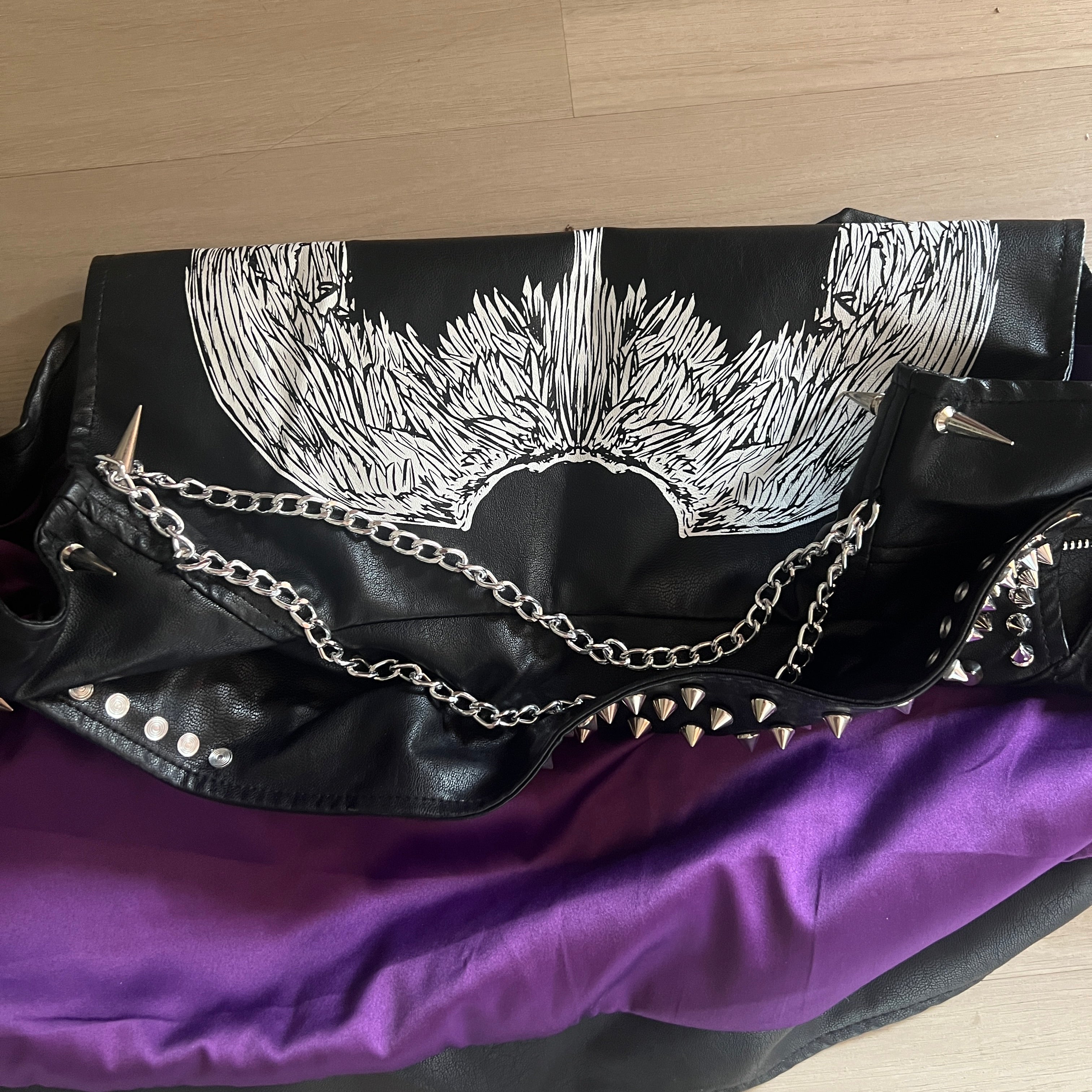WWE Unisex Black Rhea Ripley Replica Vest Size Small