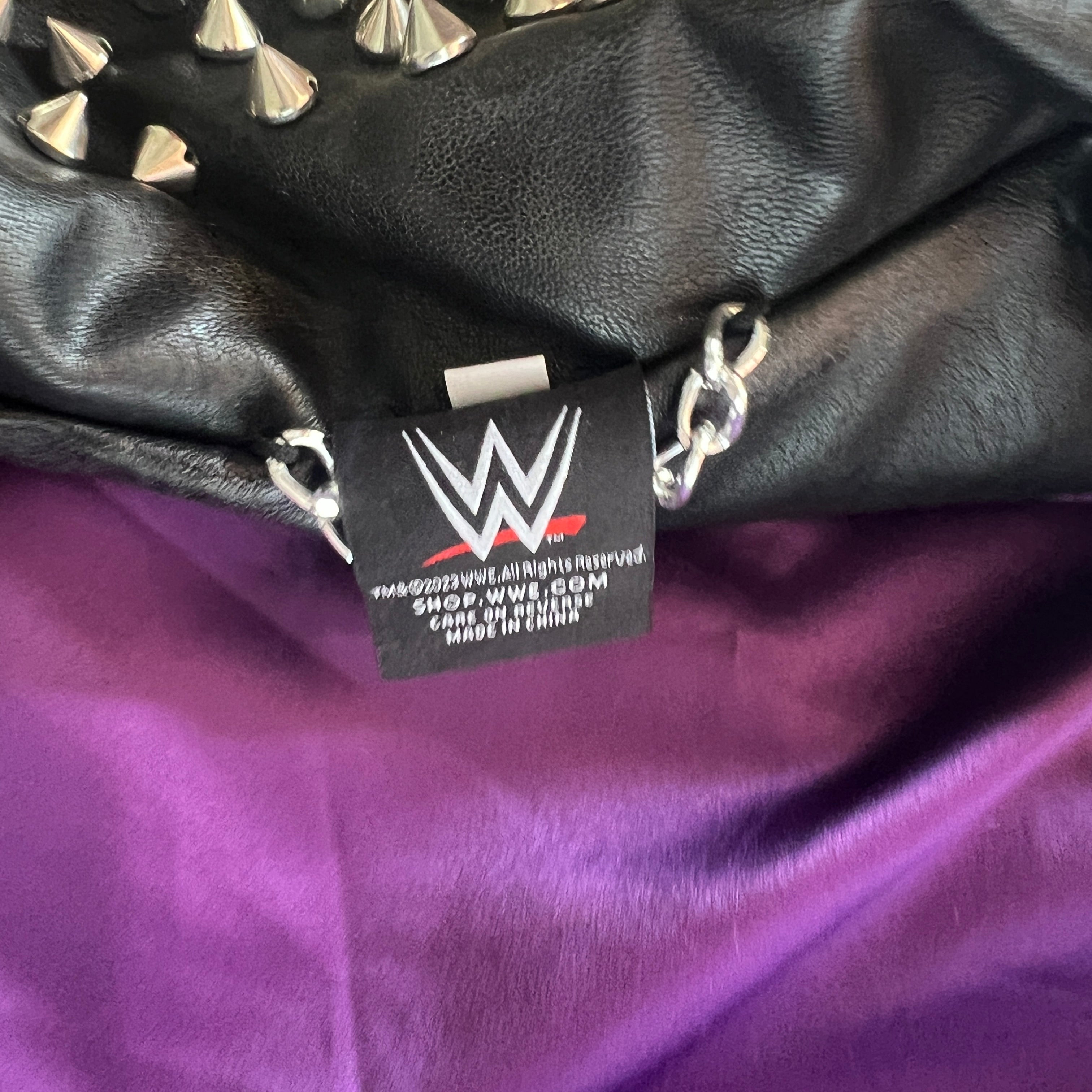 WWE Unisex Black Rhea Ripley Replica Vest Size Small