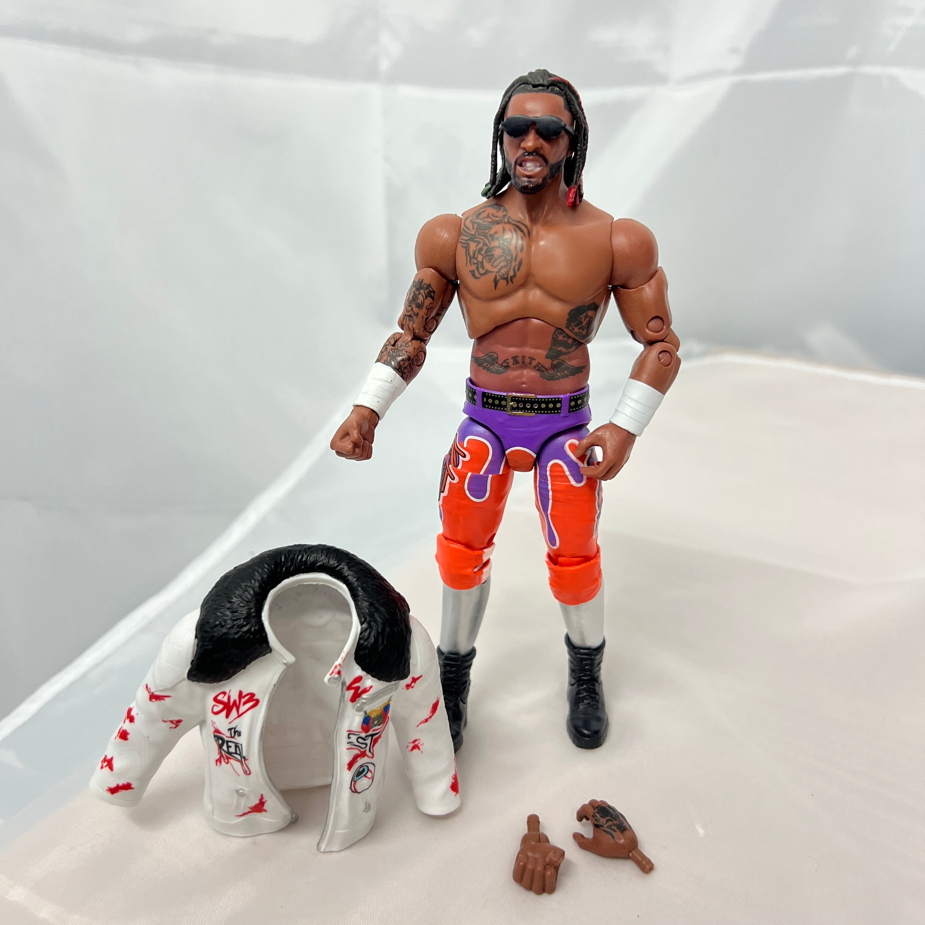 Swerve Strickland AEW Unrivaled 14 Loose Action Figure WWE 12