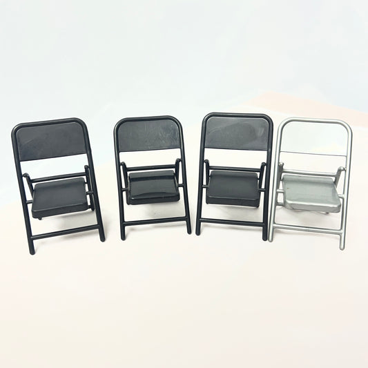 4 Steel Chairs for WWE Accessory Action Figure