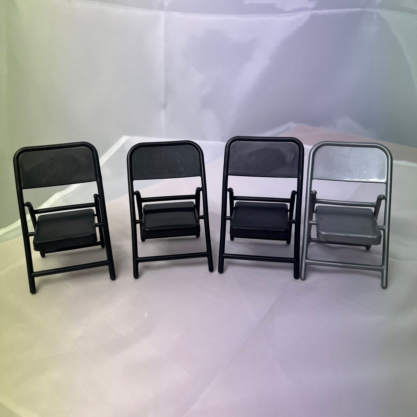 4 Steel Chairs for WWE Accessory Action Figure