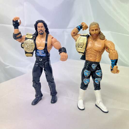 2 Dudes with Attitudes WWE Classic Superstars Series Loose Action Figure Mattel