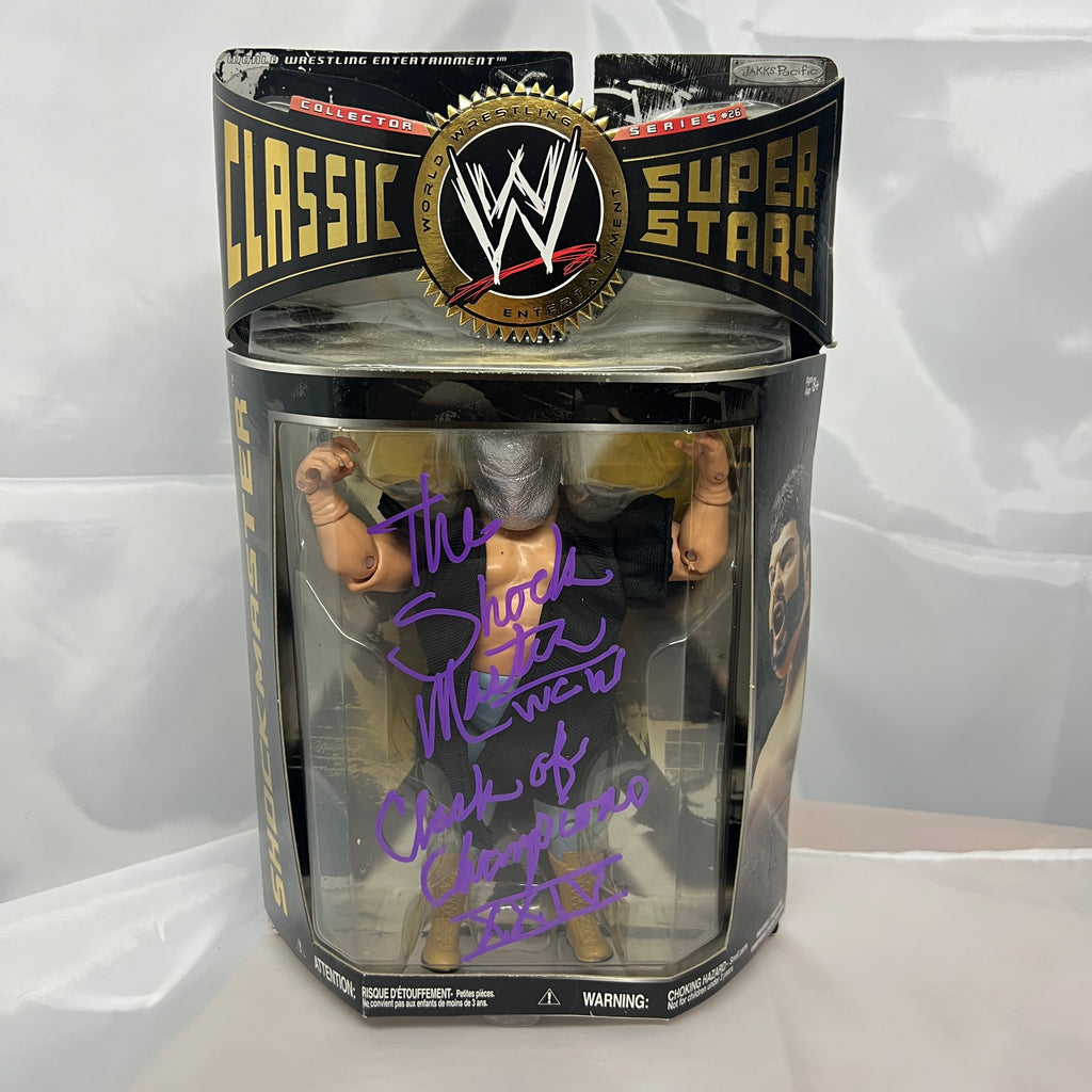 Shockmaster Signed WWE Classic Superstars 26 Autograph Action Figure