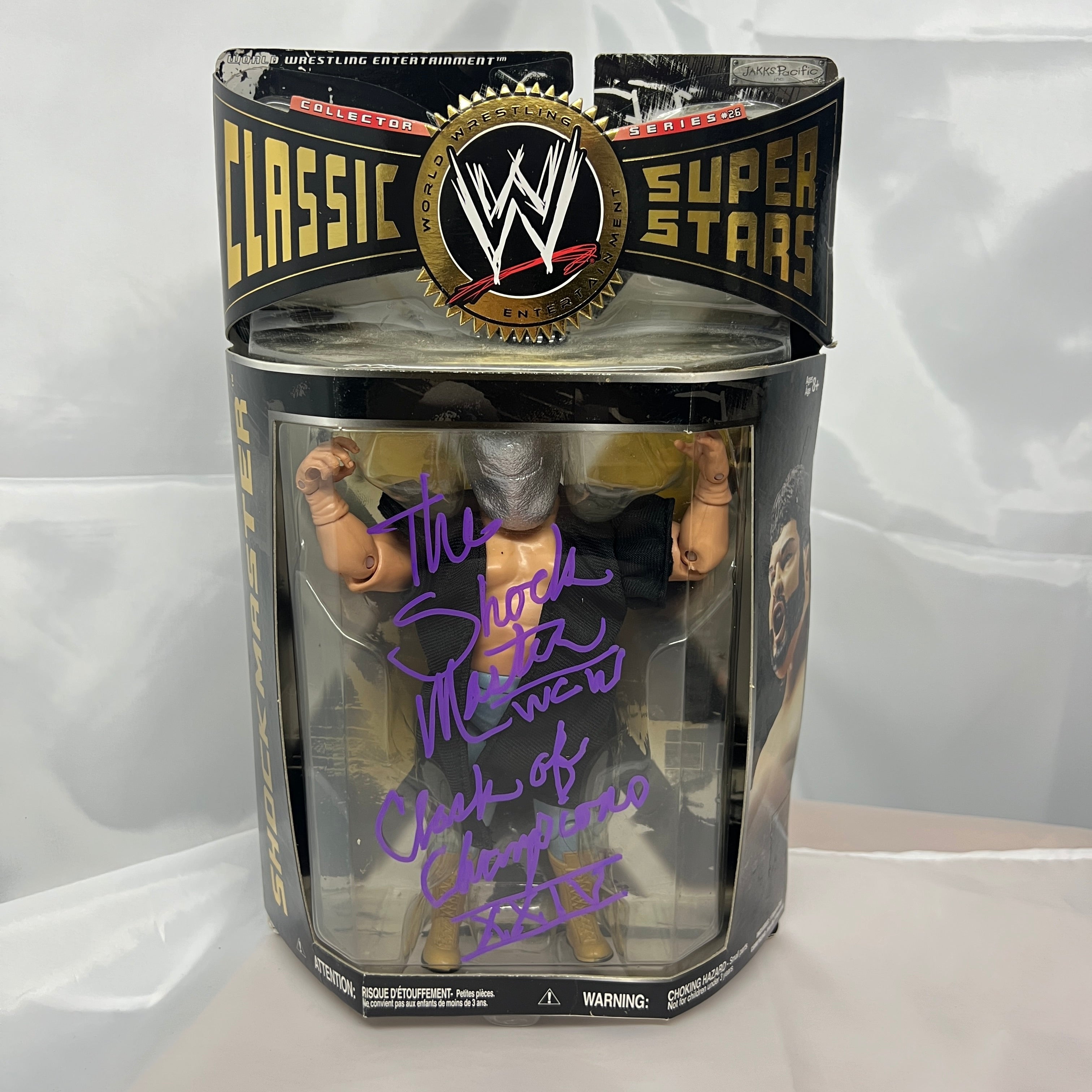 Shockmaster Signed WWE Classic Superstars 26 Autograph Action Figure